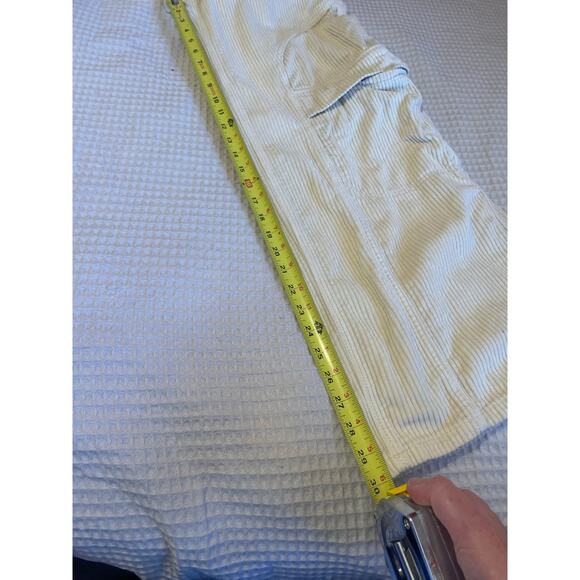Urban Outfitters Cream Corduroy Y2K Street Style Women’s Cargo Pants Size 26 - Picture 9 of 13